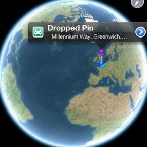 iOS 6: Maps (planet zoom out)